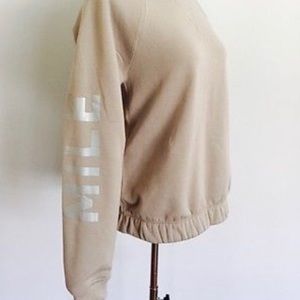 Lululemon | Home Stretch Polartec Crew Neck Pullover | Beige Sz 6 | EUC